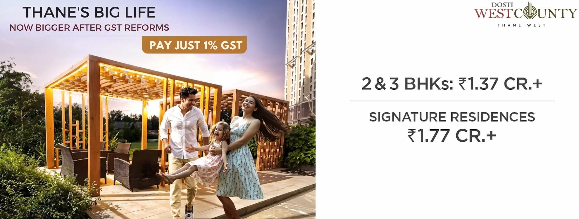 Dosti Olive Thane | 2 & 3 BHK Luxury Flat In Thane